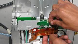 Changing the printhead on a SDX40