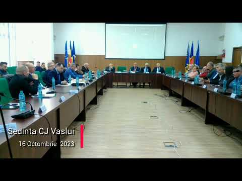 Sedinta Consiliului Judetean Vaslui