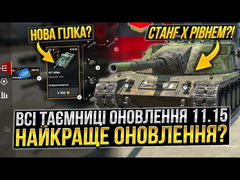 All SECRETS OF UPDATE 11.15 and a little FREEZING in Wot Blitz