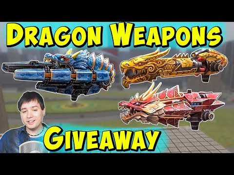 Dragon Weapons Giveaway: Marquess, Blaze, Calamity & War Robots Gameplay WR