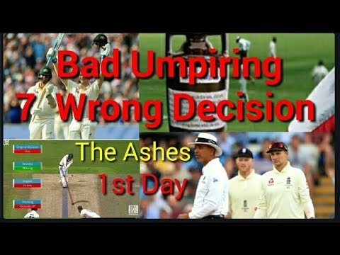 The Ashes Day 1 Worst Umpiring