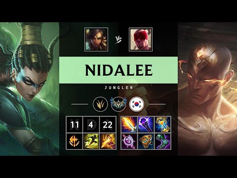 Nidalee Jungle vs Lee Sin - KR Challenger Patch 25.19