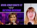 Vocal Coach Reacts to 'IOU' Victoria Beckham LIVE - Posh Spice (Spice Girls)