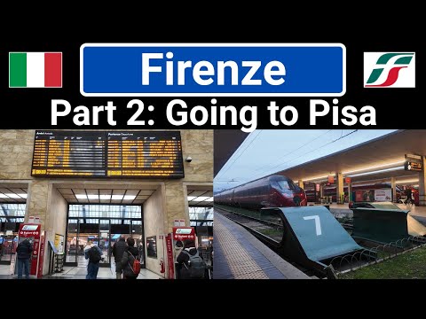 [Florence Italy] Train Station Part 2: Pisa from Firenze SMN Santa Maria Novella Stazione Annuncio