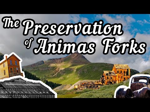 Animas Forks ghost town in the San Juan Mountains of Colorado