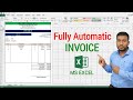 Fully Automatic Invoice In Excel How To Create Invoice In Excel Bill In Excel