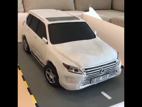 Cake car of foreign