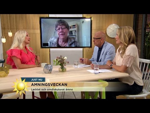 Agnes Wold: "I Sverige finns ingen risk med att inte amma" - Nyhetsmorgon (TV4)