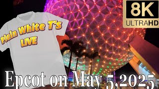 Epcot! Plain White T's Full Set!/Plus Fireworks in 8K! May 5, 2025