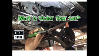What is underneath your car vehicle  Take a look under your car vehicle. What do mechanics see