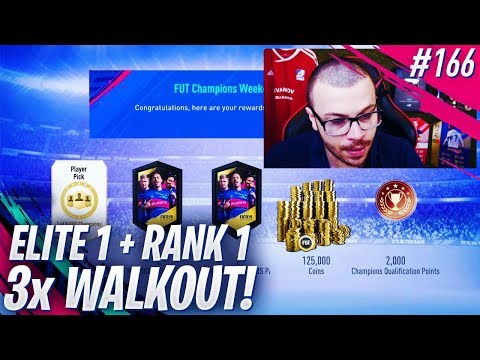 FIFA 19 ELITE 1 FUT CHAMPIONS & RANK 1 DIVISION 1 REWARDS! WE PACK 3 WALKOUTS!