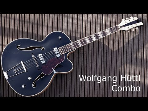 Musell 1# Testing guitars at rehearsals - Wolfgang Hüttl - a german archtop from the 50th