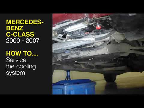 How to Service the cooling system on the Mercedes-Benz C-Class 2000 to 2007
