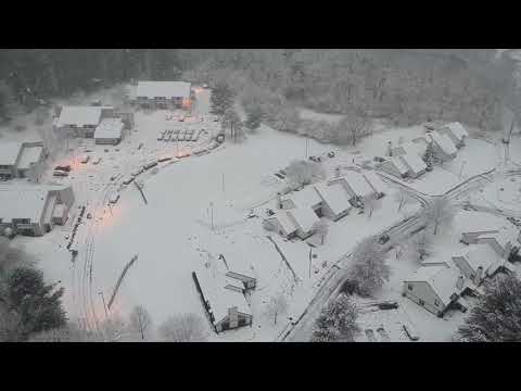 First Snow in Needham, MA (2017)