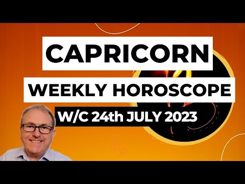 Capricorn Horoscope Weekly Astrology from 24th July 2023