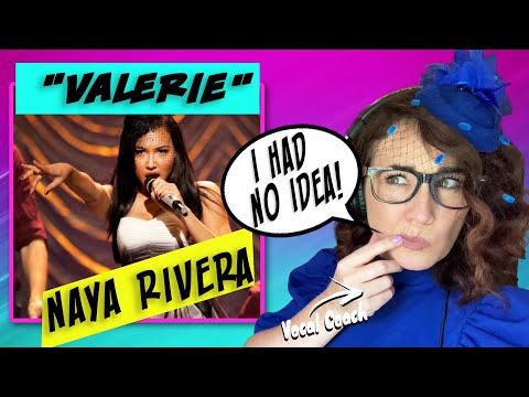 Singing Teacher Reacts Naya Rivera - Valerie | WOW! She was...
