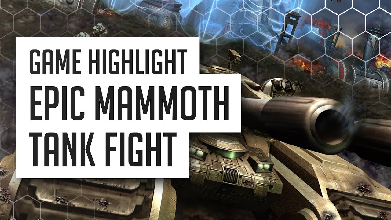 [C&C3: Kane's Wrath] Game Highlight - Epic Mammoth Tank Fight!