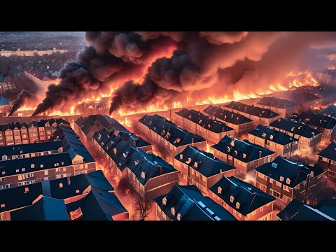 900 Verletzte bei großem Feuer in China | 12 Gebäude brannten nieder