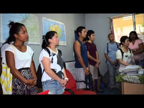 フィジー留学　ブルーウィル：赤十字に訪問