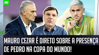 ‘O Pedro não está na Copa do Mundo para…’; Mauro Cezar é direto sobre o atacante do Flamengo