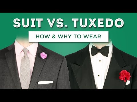 Suit vs. Tuxedo: How to Wear & When to Buy - Key Menswear Differences