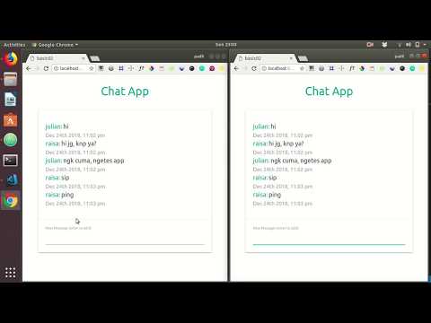 simple chat with vueJS and firebase
