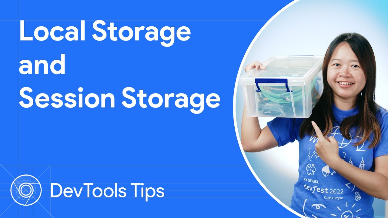 localStorage and sessionStorage #DevToolsTips