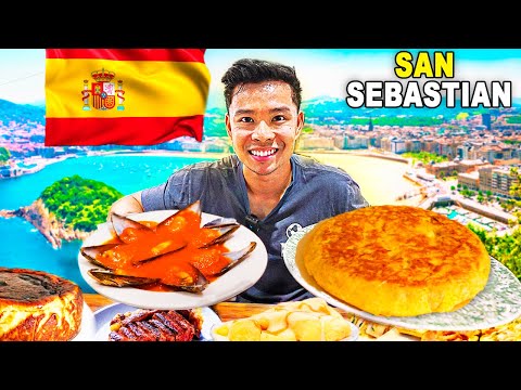 The BEST San Sebastian Food Tour 🇪🇸 Basque Cheesecake + Spanish Tortilla!