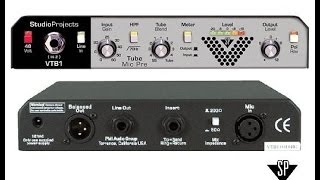 Video thumbnail for microphone preamp Focusrite Pro 40 & Studio Projects VTB-1 by Acoustic Treatment
