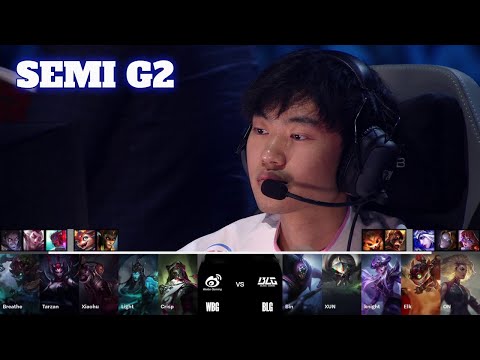 WBG vs BLG - Game 2 | Semi Final LoL Worlds 2024 | Weibo Gaming vs Bilibili Gaming G2 full