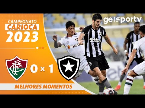 FLUMINENSE 0 X 1 BOTAFOGO | MELHORES MOMENTOS | 5ª RODADA DO CARIOCA 2023 | ge.globo