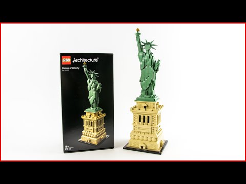 LEGO Architecture 21042 Statue of Liberty Speed Build for Collectors - Brick Builder