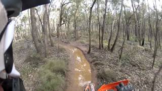 preview picture of video 'Dirt Biking around Castlemaine area July 29th 2012.'