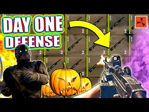 Rust DAY 1 RAID DEFENSE JACKPOTS! - Raiding RICH SH!T TALKERS LOOT (Rust Modded Server Raids PvP)