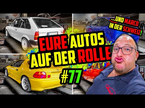 Ford Focus RS MK1 & Honda Del Sol ME! - Prüfstandstag Halle77 - JAN und SVEN nehmen EURE Autos ran!