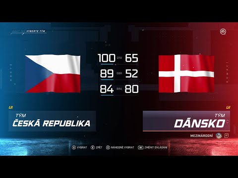 CZE vs. DEN - 2. exibiční zápas