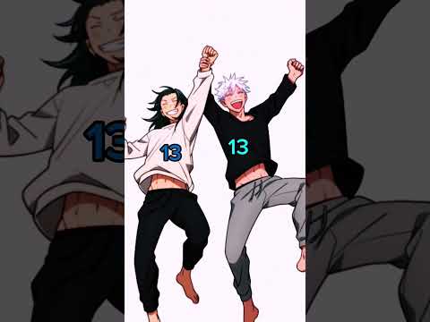 gojo and geto  years #duo ⚠️just friend