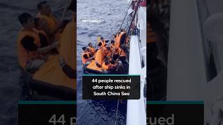 Vietnamese vessel sinks in South China Sea; 44 rescued, 18 still missing