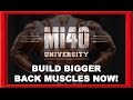 Build Bigger Back Muscles, Back Muscle External Rotation Exercise for Growth