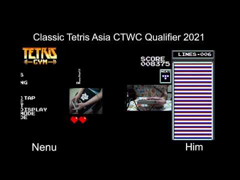 Classic Tetris Asia CTWC Qualifier 2021 Round 1 - Match#1 Nenu(Indonesia) vs Him(Hong Kong) 13:00 UT