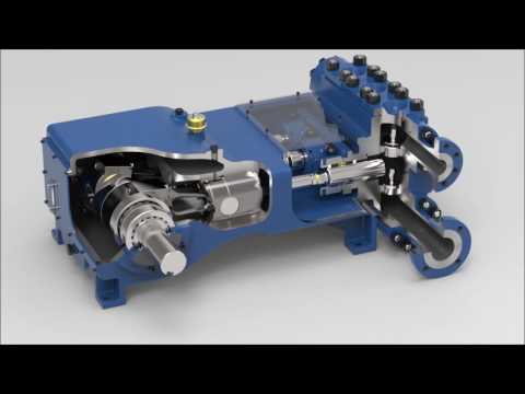 Horizontal Triplex High Pressure Plunger Piston Pump
