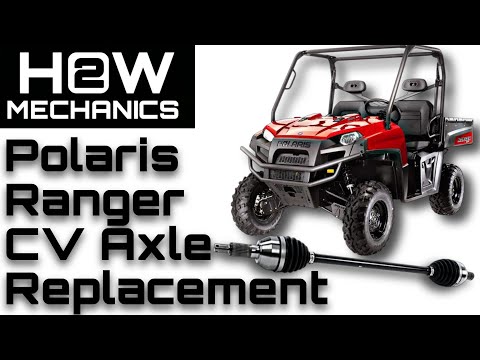 How to Replace CV Axles & Wheel Bearings on a Polaris Ranger