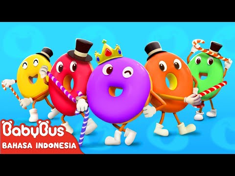 Sepuluh Donat | Lagu Donat Anak | Lagu Makanan Anak-anak | Lagu Anak | BabyBus Bahasa Indonesia