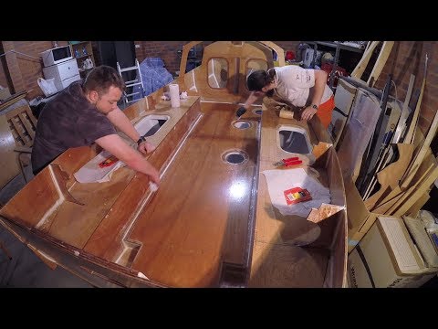 Building a SCAMP part 051 - Gluing the Cockpit Sole Doubler