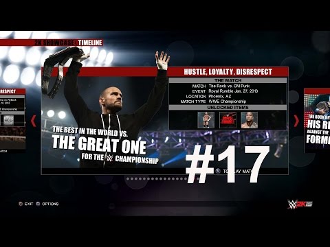 WWE 2K15 (PS4) 2K Showcase - Hustle, Loyalty, Disrespect #17 Walkthrough Gameplay