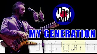 The Who - My Generation (Bass Tabs + Tutorial) By John Entwistle