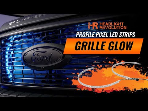 Profile Pixel Grill Glow LED Kit; Works on Super Duty, F150, Silverado, Tundra, & more!
