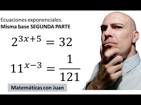 ▷ Cómo resolver ecuaciones exponenciales con BASES IGUALES. Segunda clase