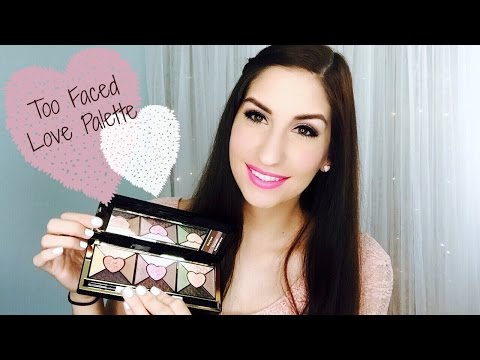 Too Faced Love Eye Shadow Palette | First Impressions + Swatches