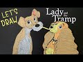Let S Draw Lady And The Tramp 8 HOURS Of Chalk Art Lullabies